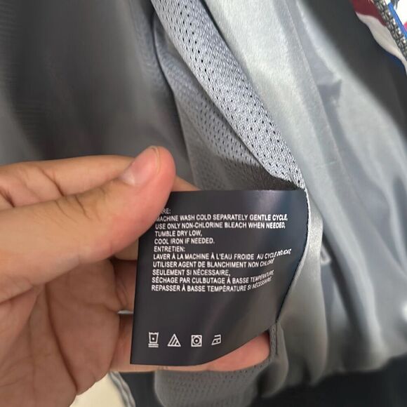 NWOT Nautica Mens Multicolor Water‎ Wind Resistant Stretch Bomber Jacket Large - Picture 8 of 9